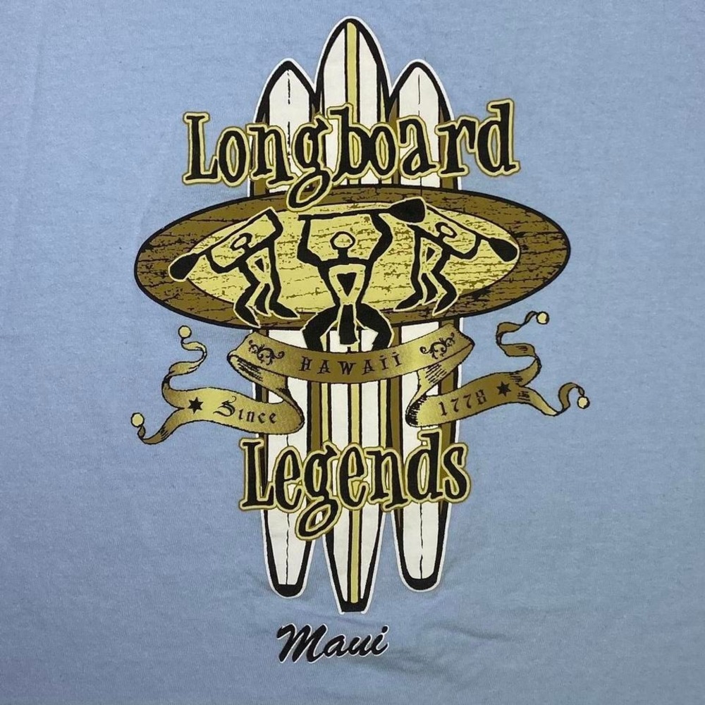 Vintage‎ Maui Hawaii longboard legends surfing surf shirt
